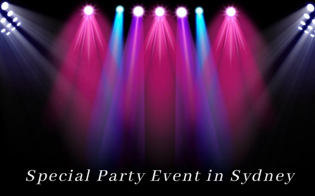 Hire the Best equipment from CR Lighting & Audio for your special Party Event in Sydney